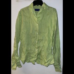 J. McLaughlin button down linen shirt.